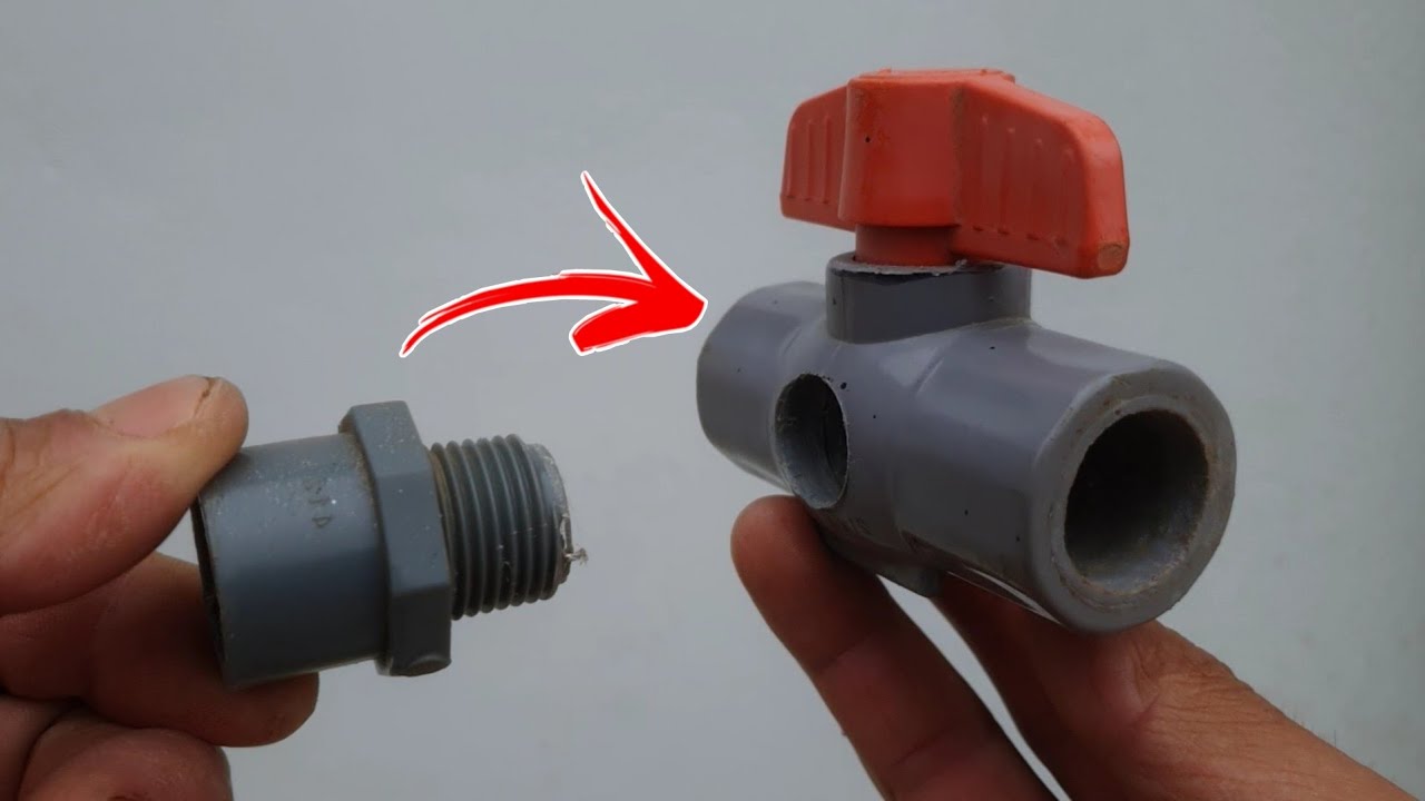 Cách tạo ra một chiếc khóa nước pvc đa năng cách xử lý ống nước ai cũng bất ngờ #meodoisong #pvc