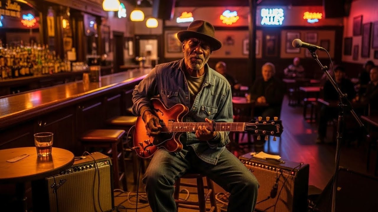 Late Night Electric Blues Guitar | BB King Style Soulful Blues Session