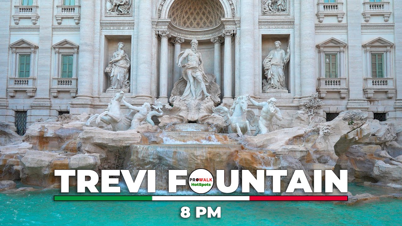 Rome at Night - The Trevi Fountain