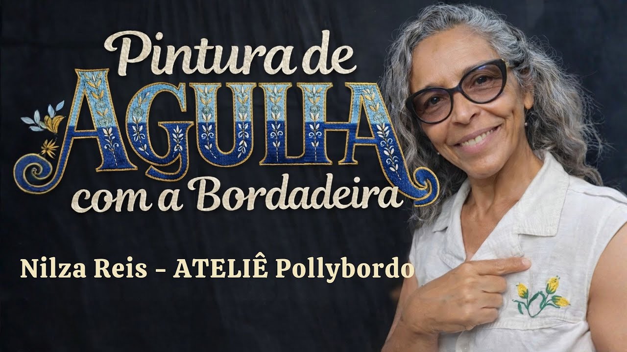 🪡 Como a Pintura de Agulha cria realismo usando fios em degradê