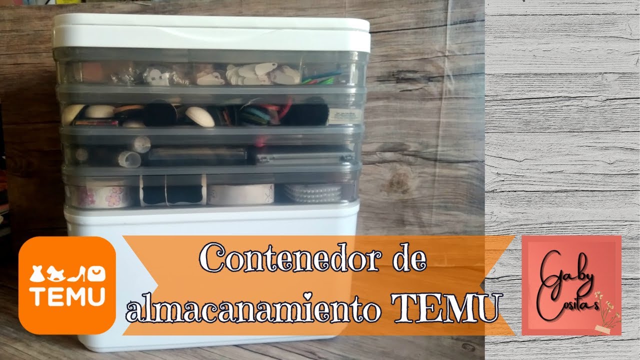 #temu Yo lo pruebo antes de que tu lo compres. Caja organizadora ***Gaby Cositas***
