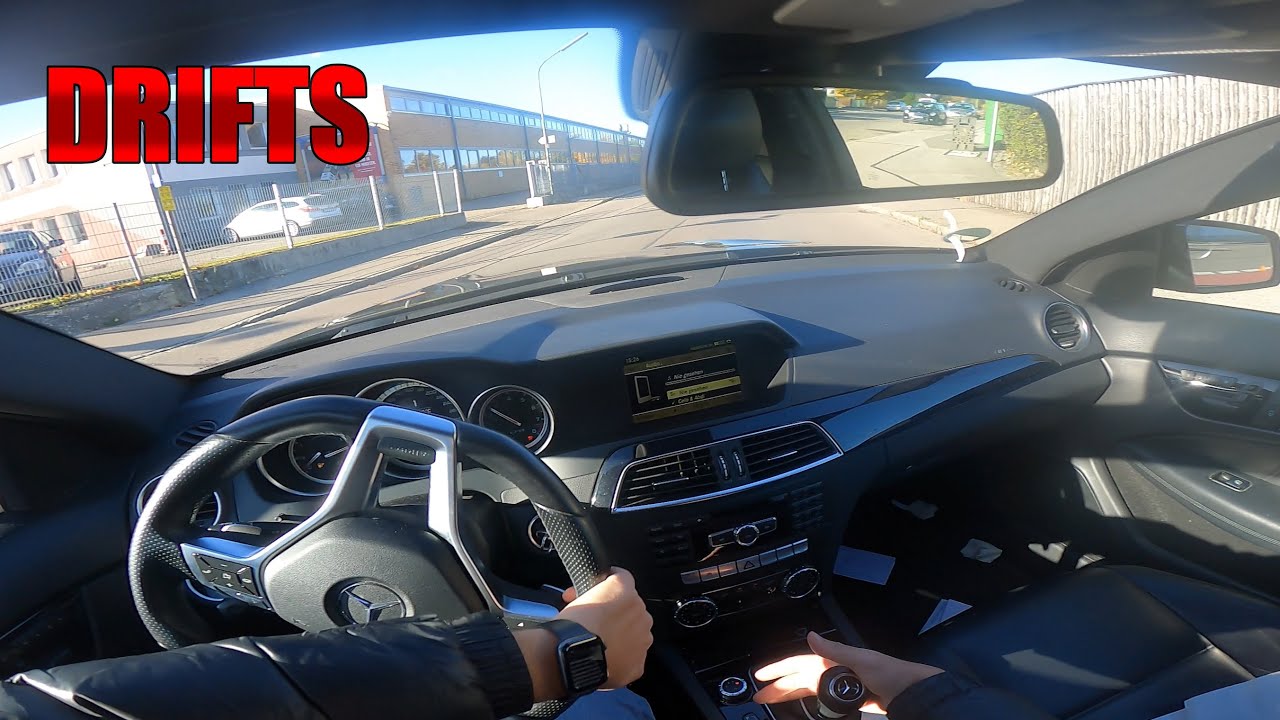 MANUELL DRIFTEN MIT MERCEDES BENZ C63 AMG