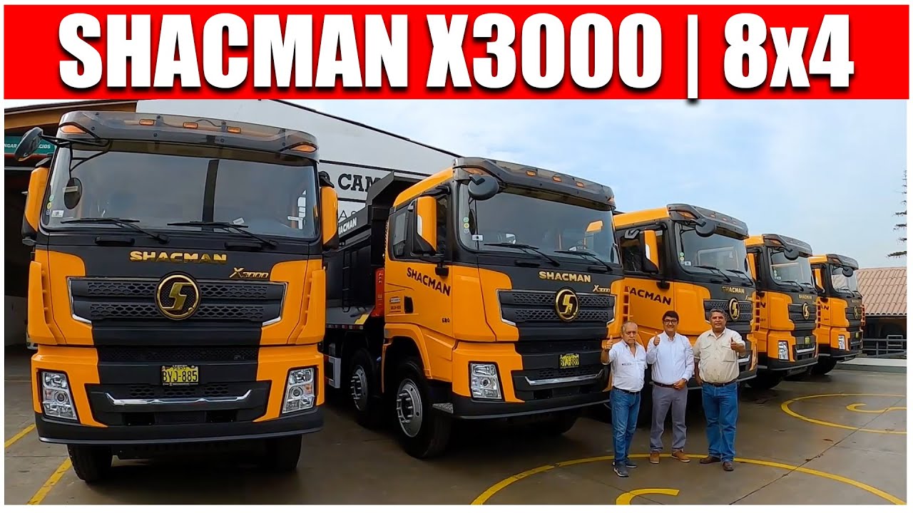 Shacman X3000 8x4: Entrega de 6 volquetes para la empresa 'Altavista Inversiones Globales