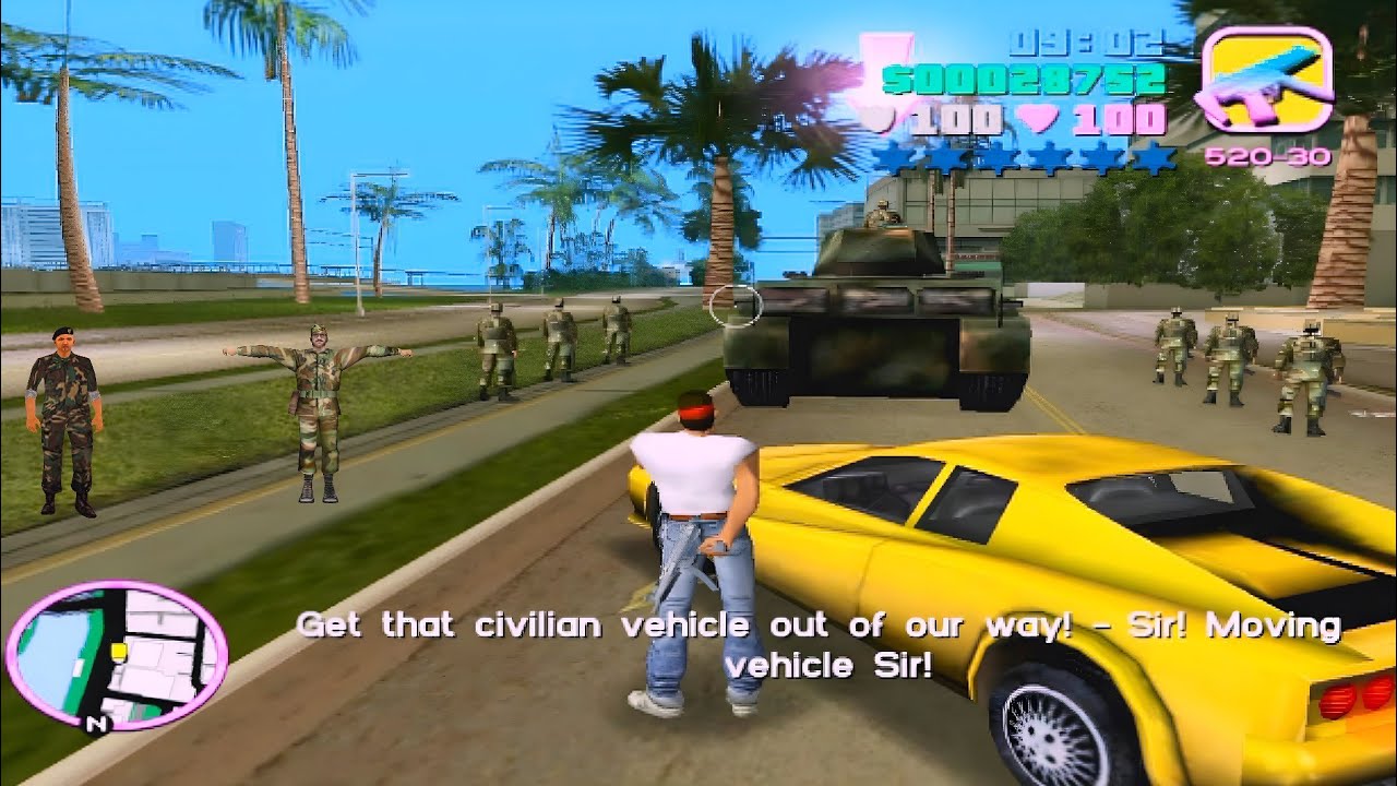 Gta Vice City Missions | Sir, Yes Sir & Cannon Fodder