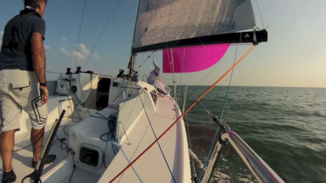 Pogo 30 downwind sailing
