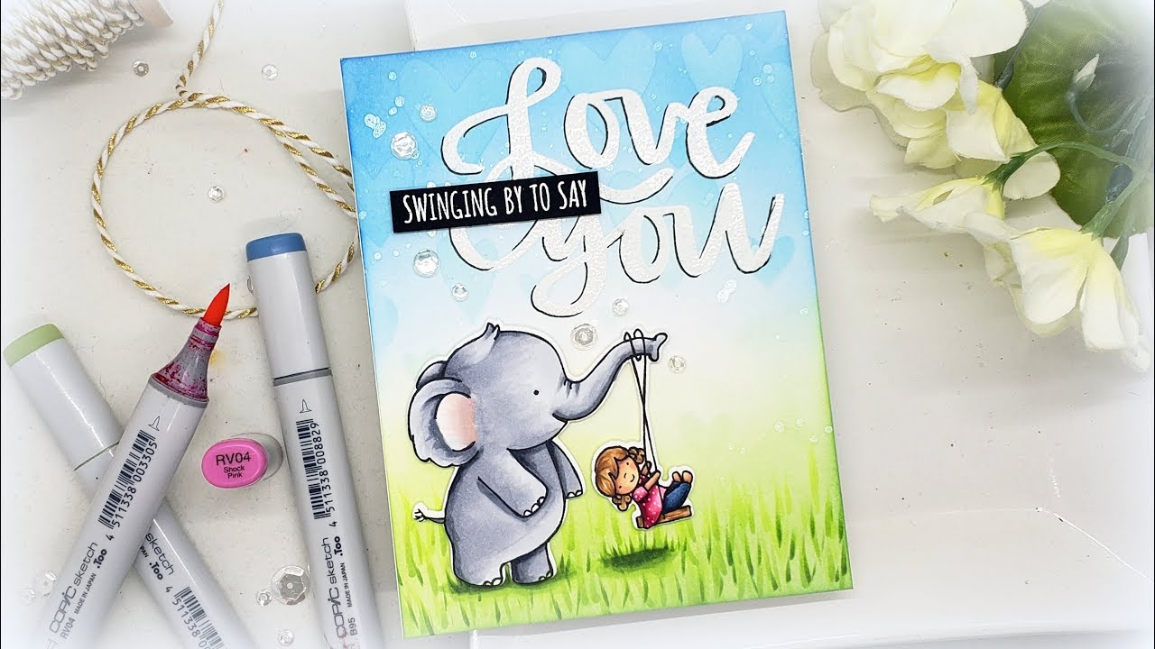 Simple Scene and Heat Embossing Tips: Neat & Tangled 2019 Release