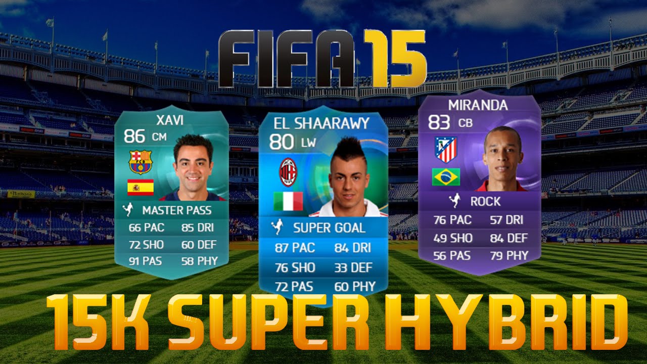 FIFA 15 - EPIC 15K HYBRID - SQUAD BUILDER