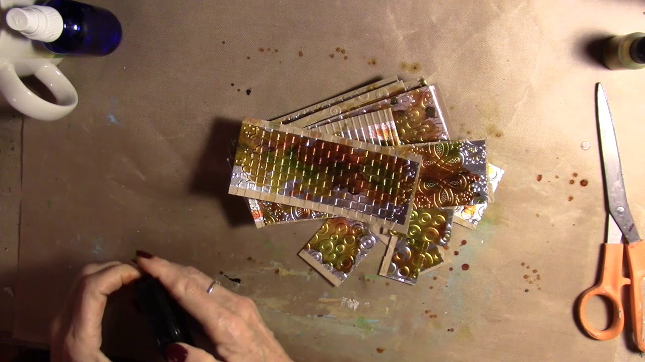 Faux Metal Book Cover with some Soldering too!