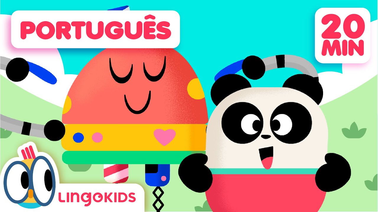 Cabeça, Ombros, Joelhos e Pés 🤲 Músicas para Crianças | Lingokids em Português