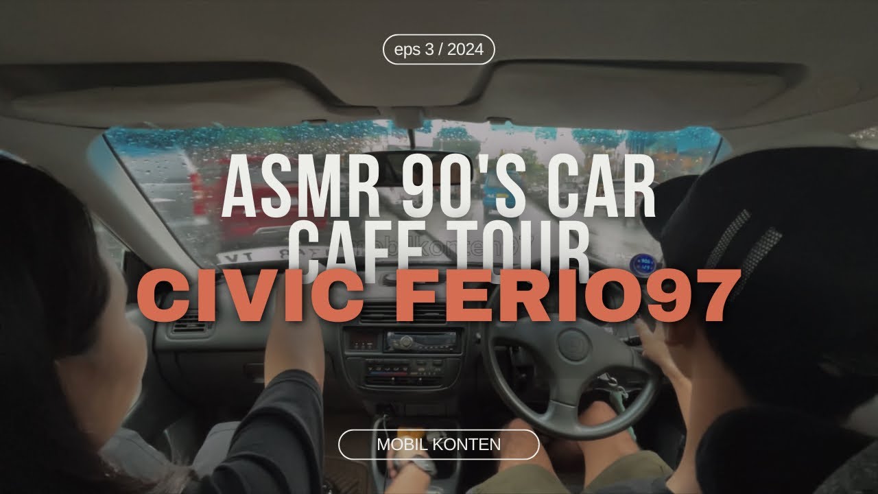 ASMR CIVIC FERIO COFFEE TOUR WITH WIFE | TOMORO COFFEE RIVIEW | POV CAR