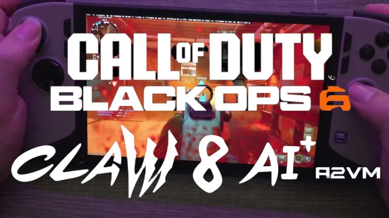 MSI CLAW 8 +IA | COD BLACK OPS  |PEQUEÑAS PRUEBAS  |  Version 2.0.50106.0