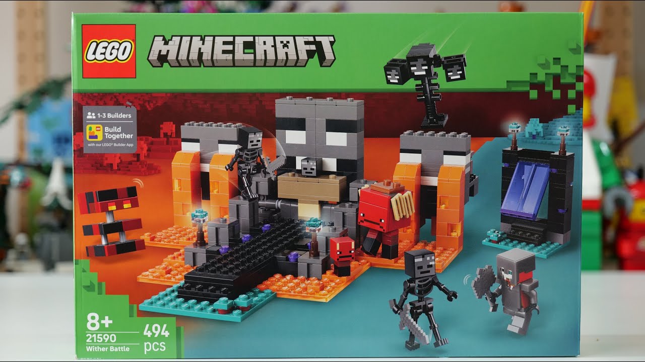 LEGO Minecraft 21590 Wither Battle — обзор LEGO Speed ​​Build