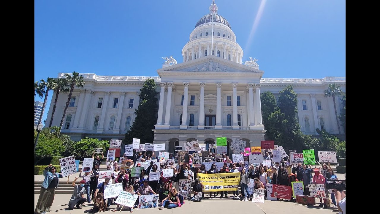 Families Resist/ Stop CPS Corruption Rally at the California State Capitol