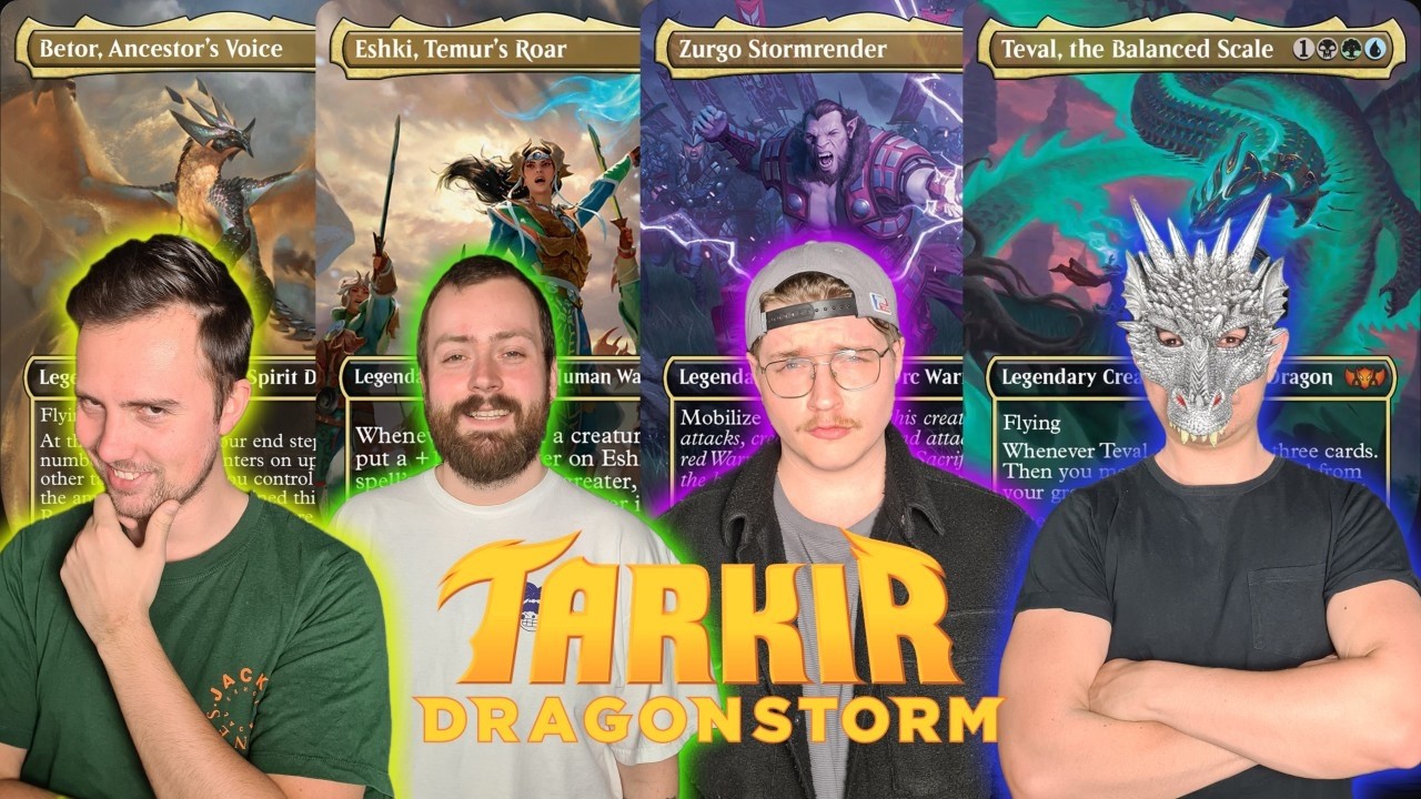 Our OWN BREWS with PRECON Cmndrs | Betor v Eshki v Zurgo v Teval | EDH Tarkir Dragonstorm Gameplay