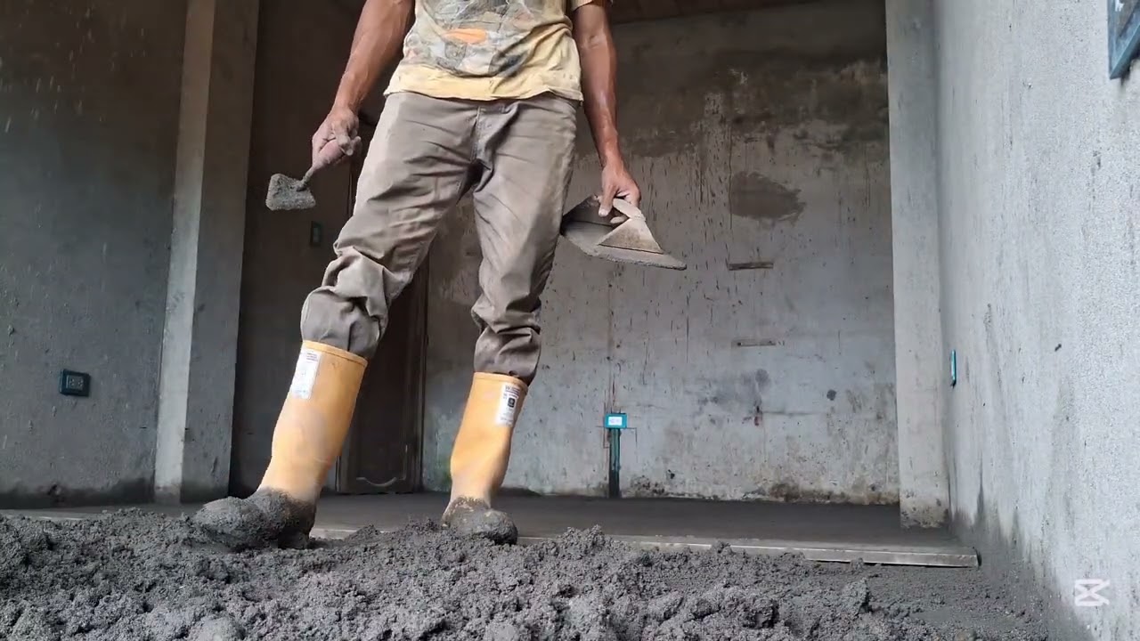 🤑🤑Mortero de nivelación para colocar cerámica...#viralvideo 