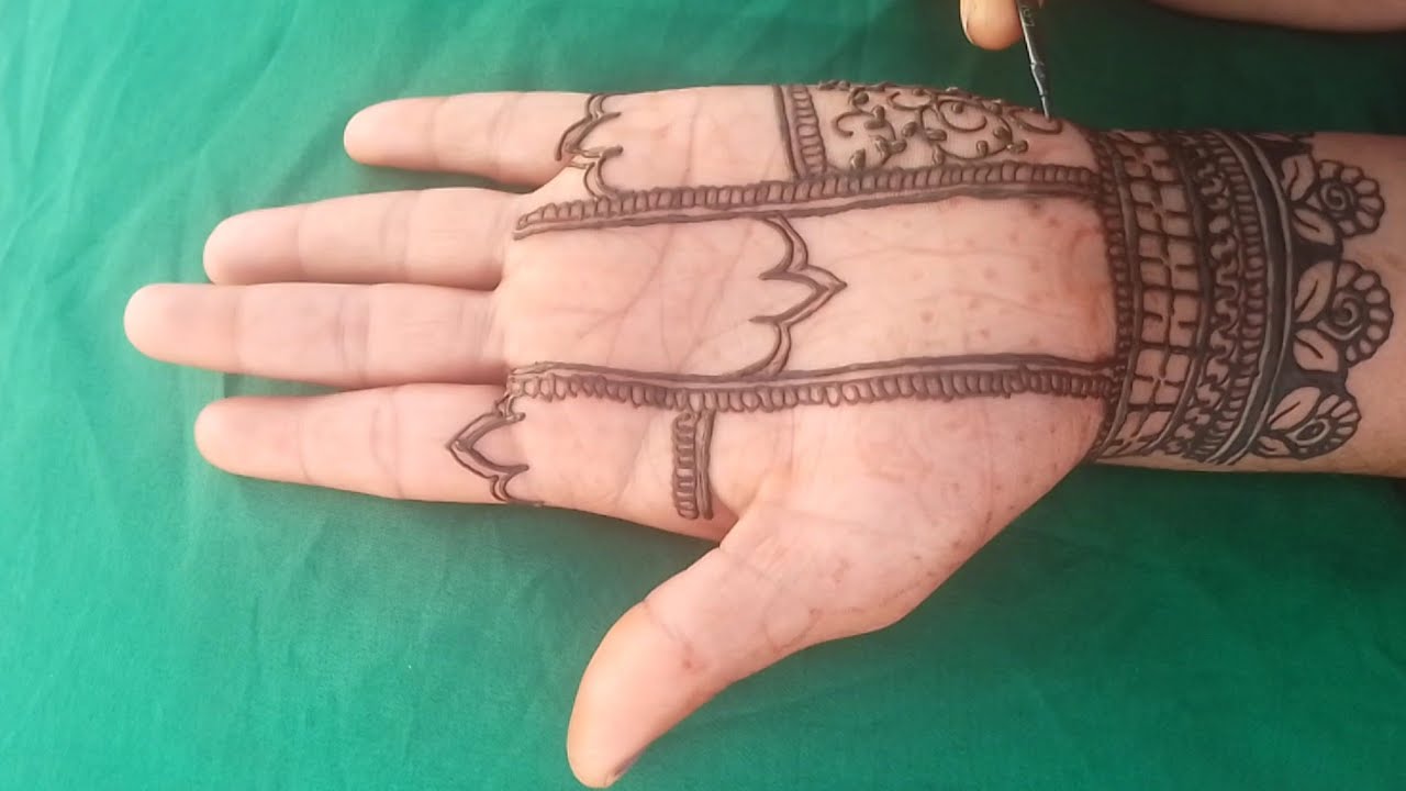 New trending dulhan beautiful mahdi design#easy and stylish mahdi#viral #dulhan mahdi
