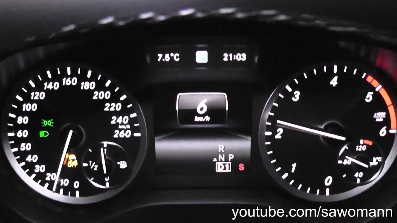 2014 Mercedes-Benz B 200 d 136 HP 0-100 km/h Acceleration GPS