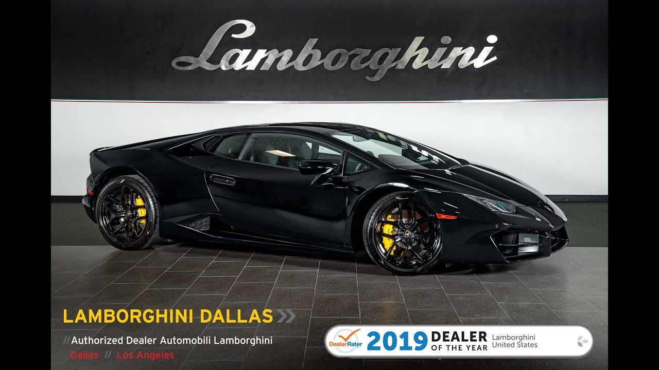 2018 Lamborghini Huracan LP 580-2 Nero Noctis L1174