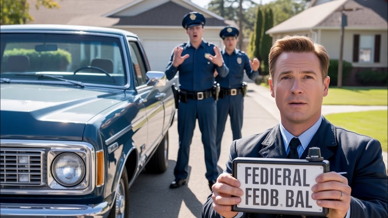 HOA Cops Tried to Seize My Vintage Truck — They Froze When I Showed Them My Federal Badge