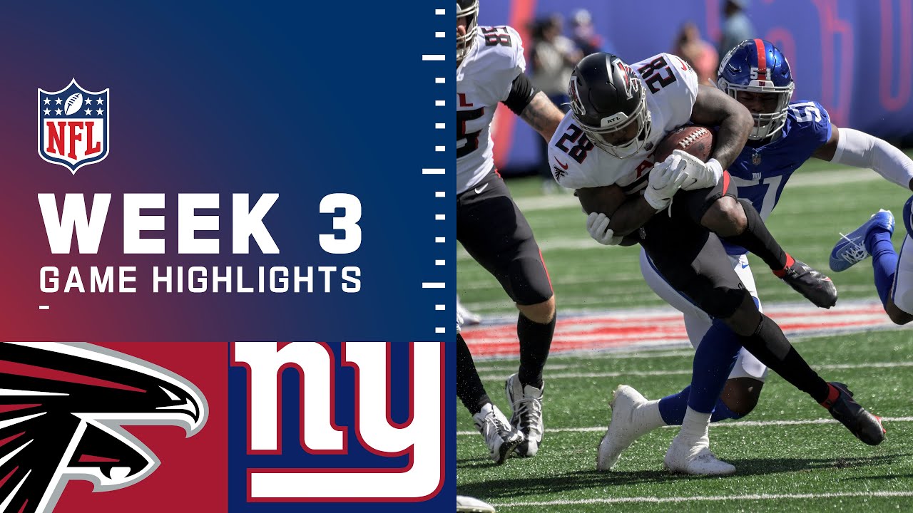 Falcons vs. Giants Week 3 Highlights | NFL 2021