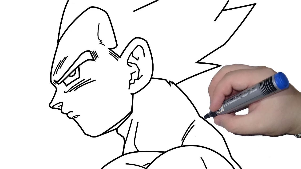 COMO DIBUJAR A VEGETA DE PERFIL - Facil y Rapido
