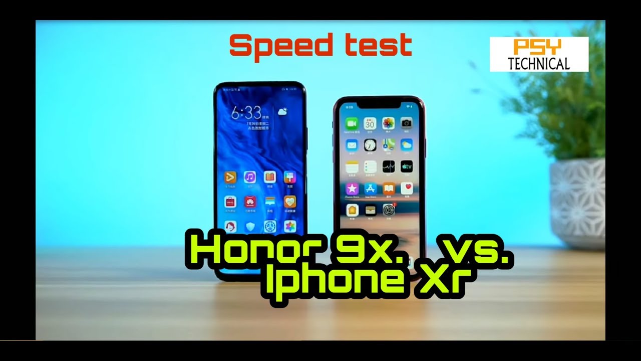 Honor 9x vs Iphone XR speed test || Shocking result