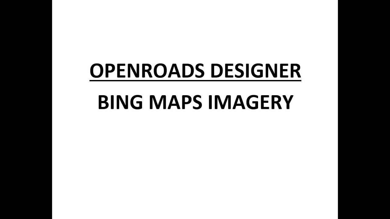 ORD - MicroStation - 16.5 - Изображения Bing Maps