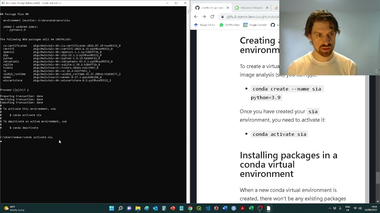 Installing and Opening a Jupyter Notebook in a Conda Virtual Environment