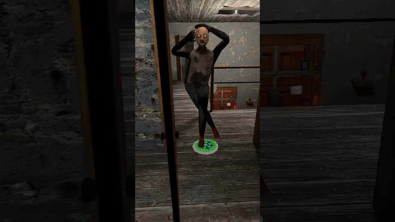 Granny Recapture (PC) Dancing Grandpa With Freeze Trap #unfrezzmyaccount  #granny #shorts #edit