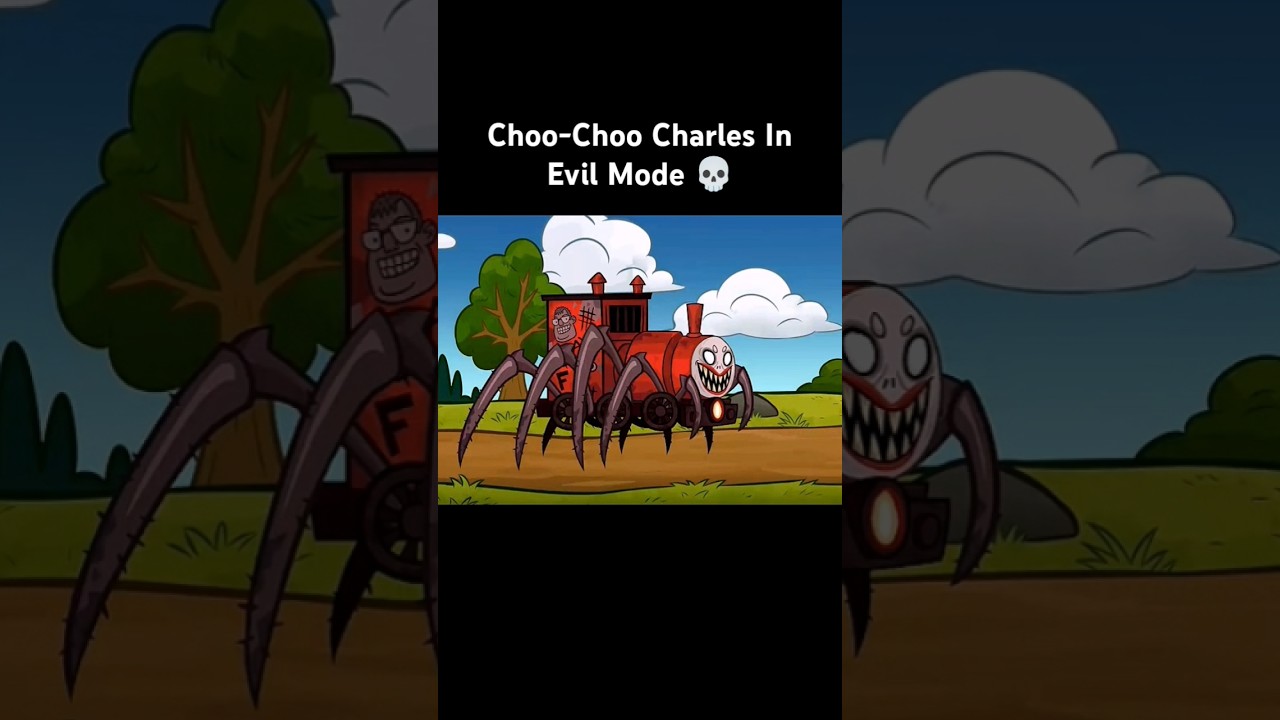 Choo-Choo Charles In Evil Mode. #stupidellahorror #trendingshorts #trollfacehorrorquest