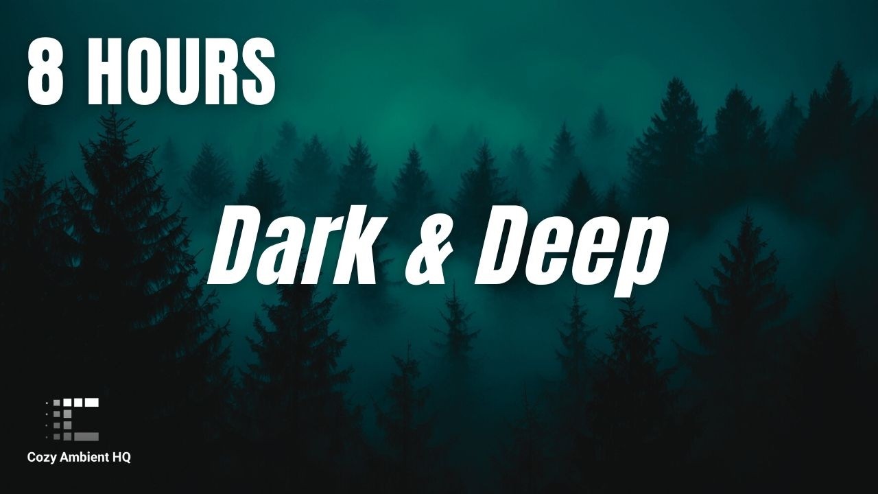 8 HOURS Dark Ambient Piano 🌙 Relaxing Music for Focus, Study & Calm Nights