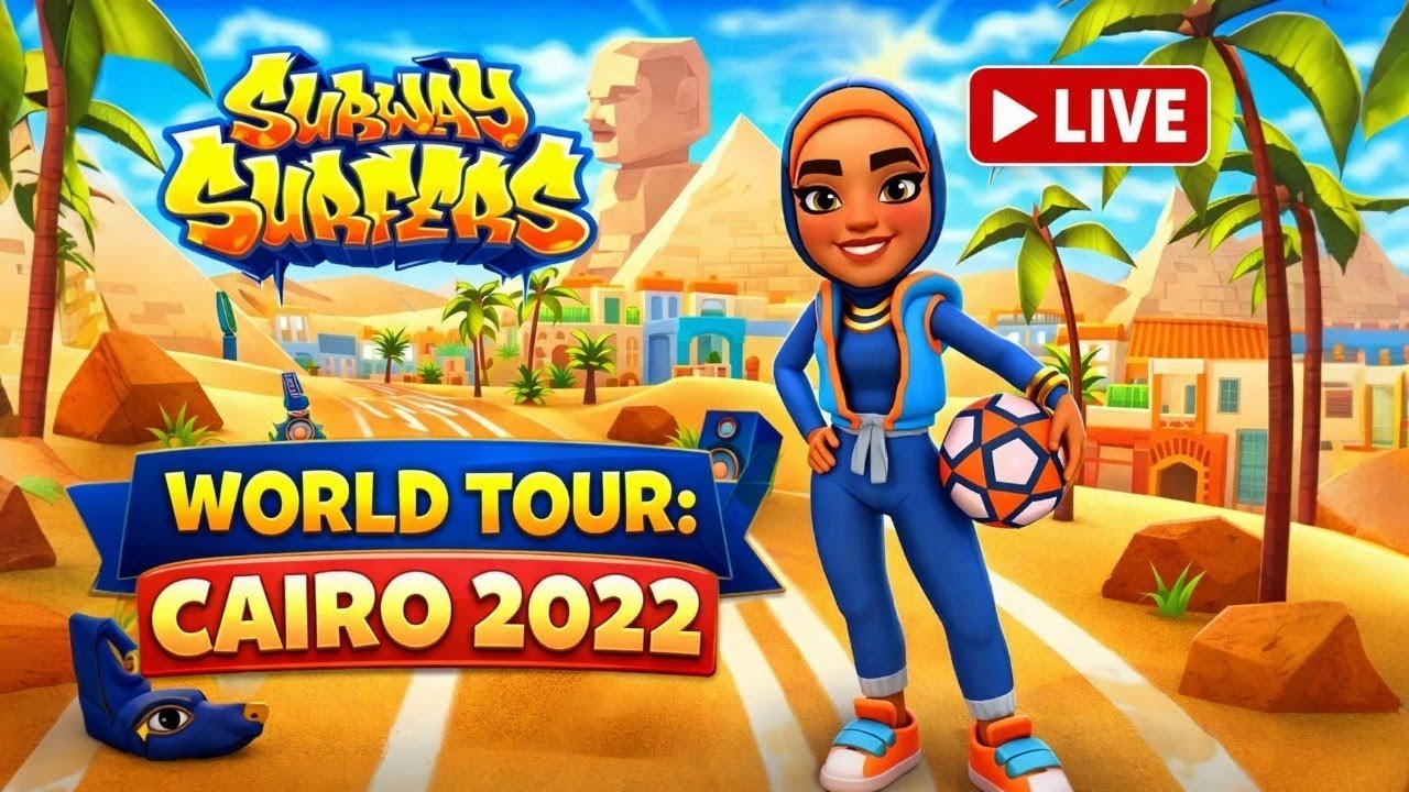 🔴 LIVE Subway Surfers World Tour: Cairo 2022 ! Part 2