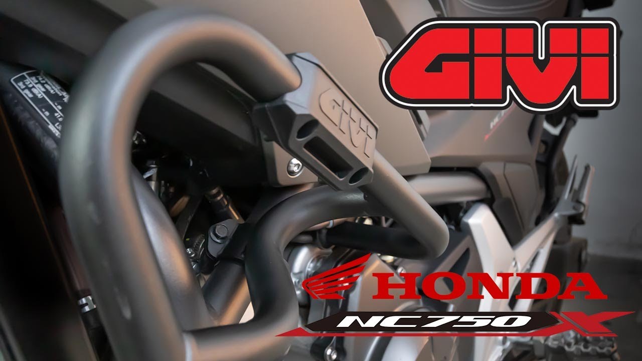 How to install the GIVI engine guard on a Honda NC750X