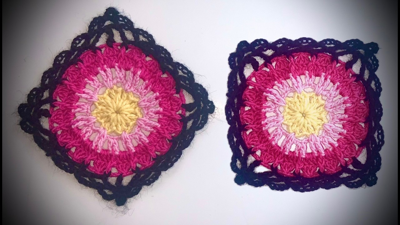Sommerliches, luftiges Grannymuster #häkeln #petraperle #grannysquare #granny#häkelnmachtglücklich