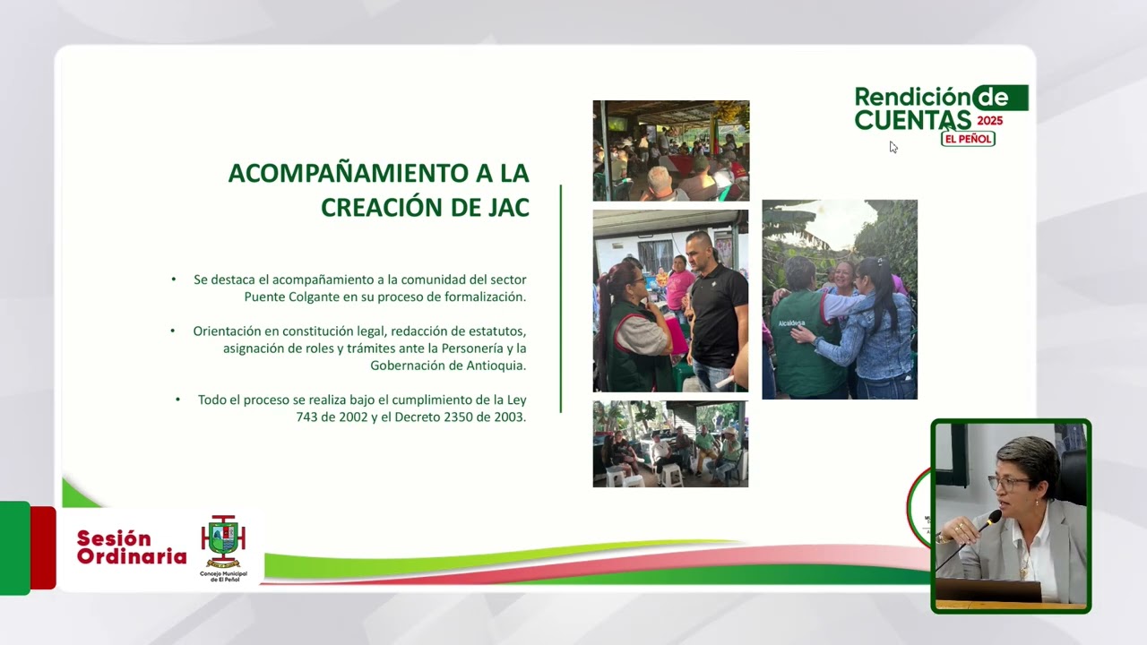 Sesión Ordinaria - Informe de gestión de la alcaldesa 02