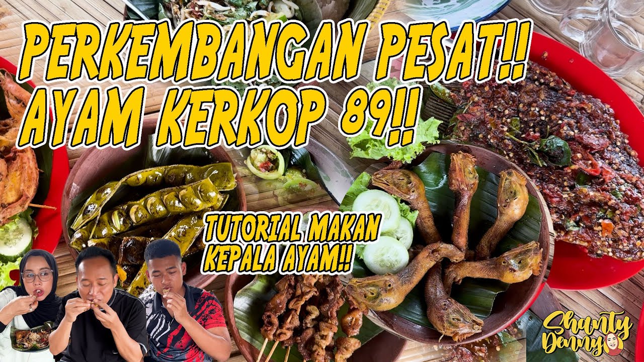 TUTORIAL MAKAN KEPALA AYAM!! AYAM BAKAR KERKOP 89!!