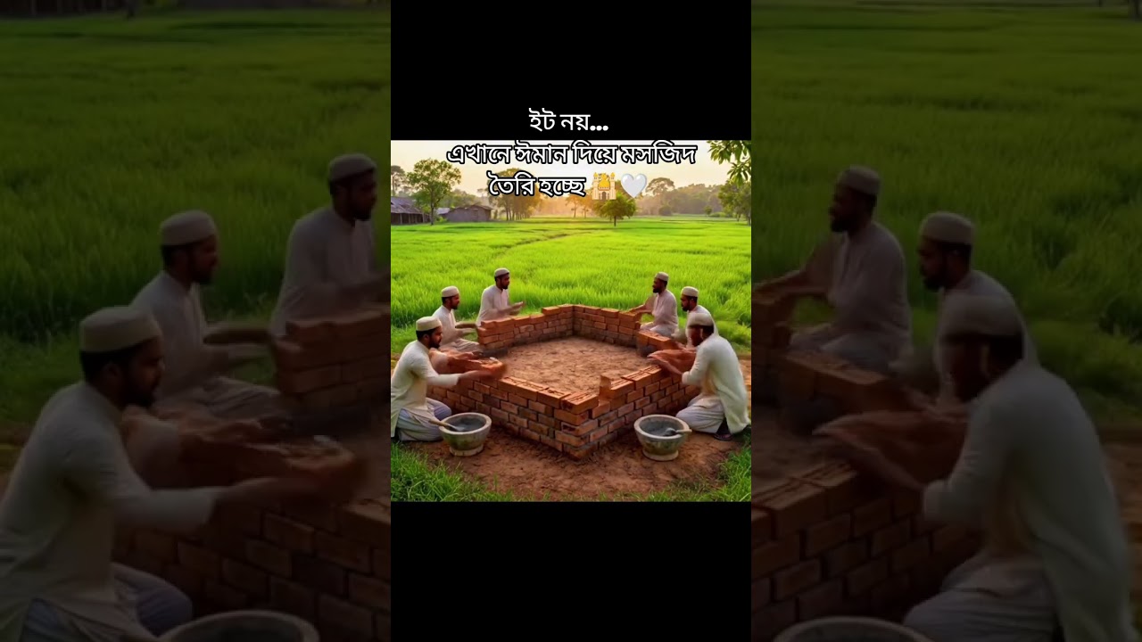 Building a Mosque | House of Allah | Village Masjid Construction | Islamic Inspiration #algihaz