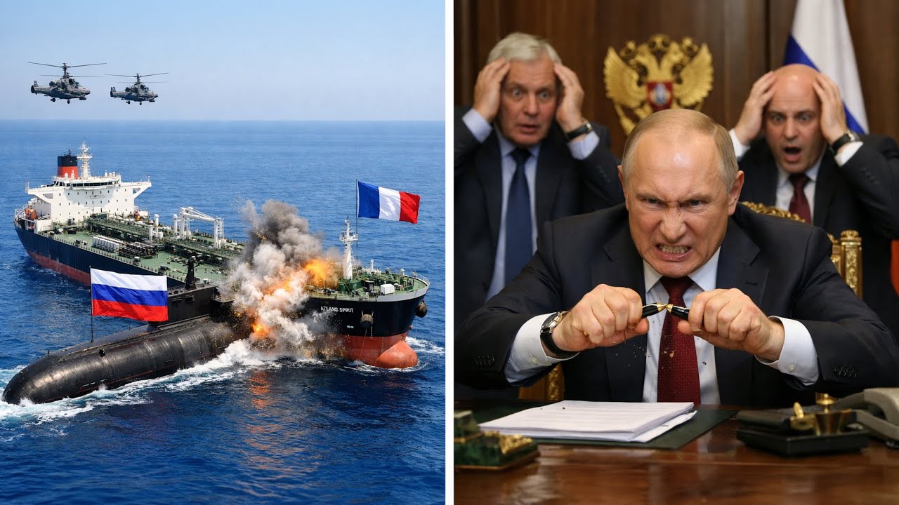 Putin's Revenge: Russian Submarine Rams French Tanker in International Waters