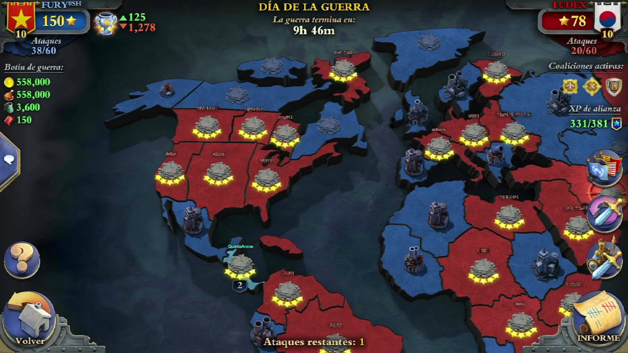 EXPLICANDO EL ATAQUE A 4 ESQUINAS- DOMINATIONS- FURY - QUINTOAREOS