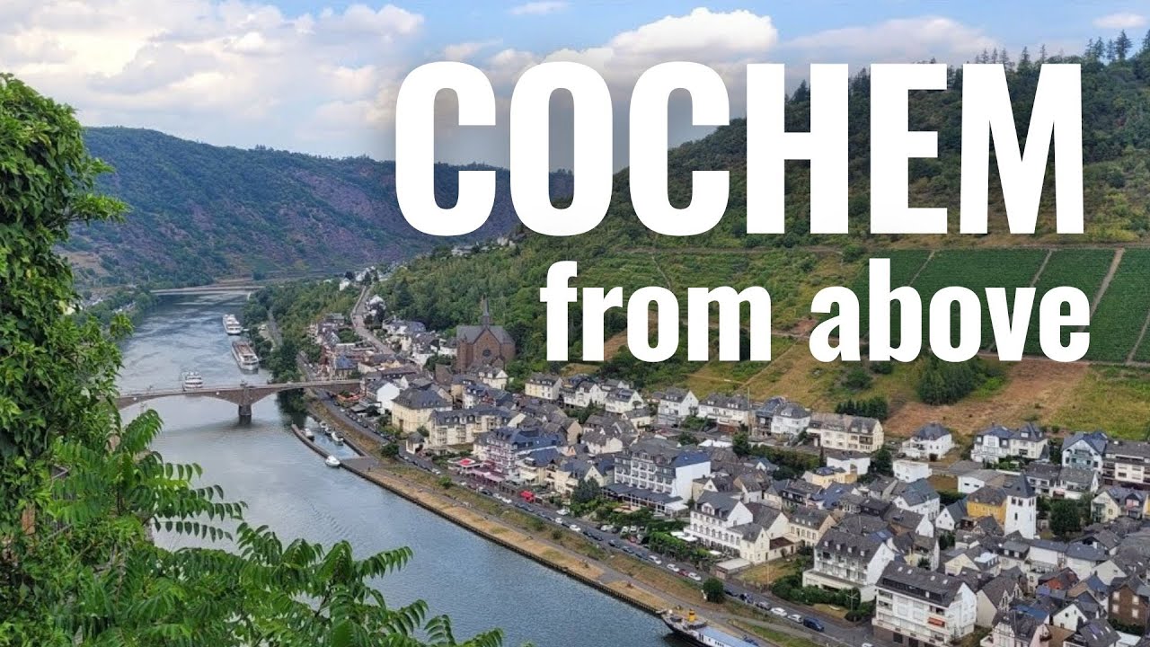 Cochem from above, Germany