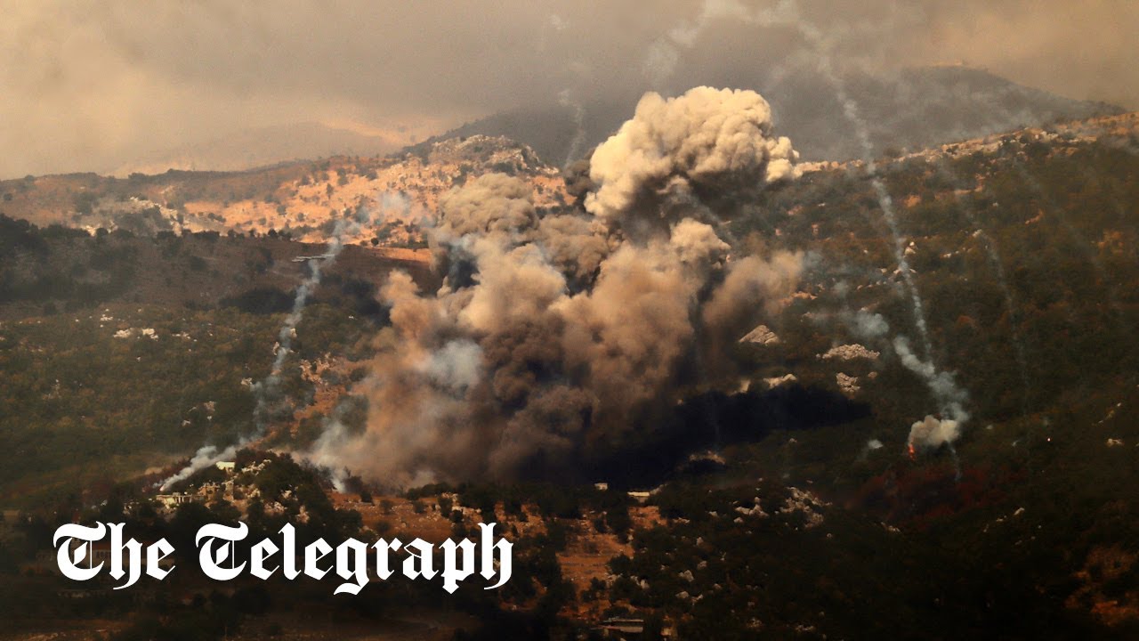 Northern Israel hit by rockets after Hezbollah confirms 16 dead in Beirut attack