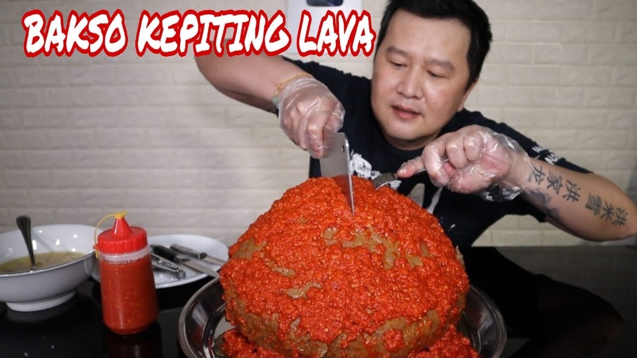 GILA !! BAKSO KEPITING LAVA,,LEVEL HANCUR !!