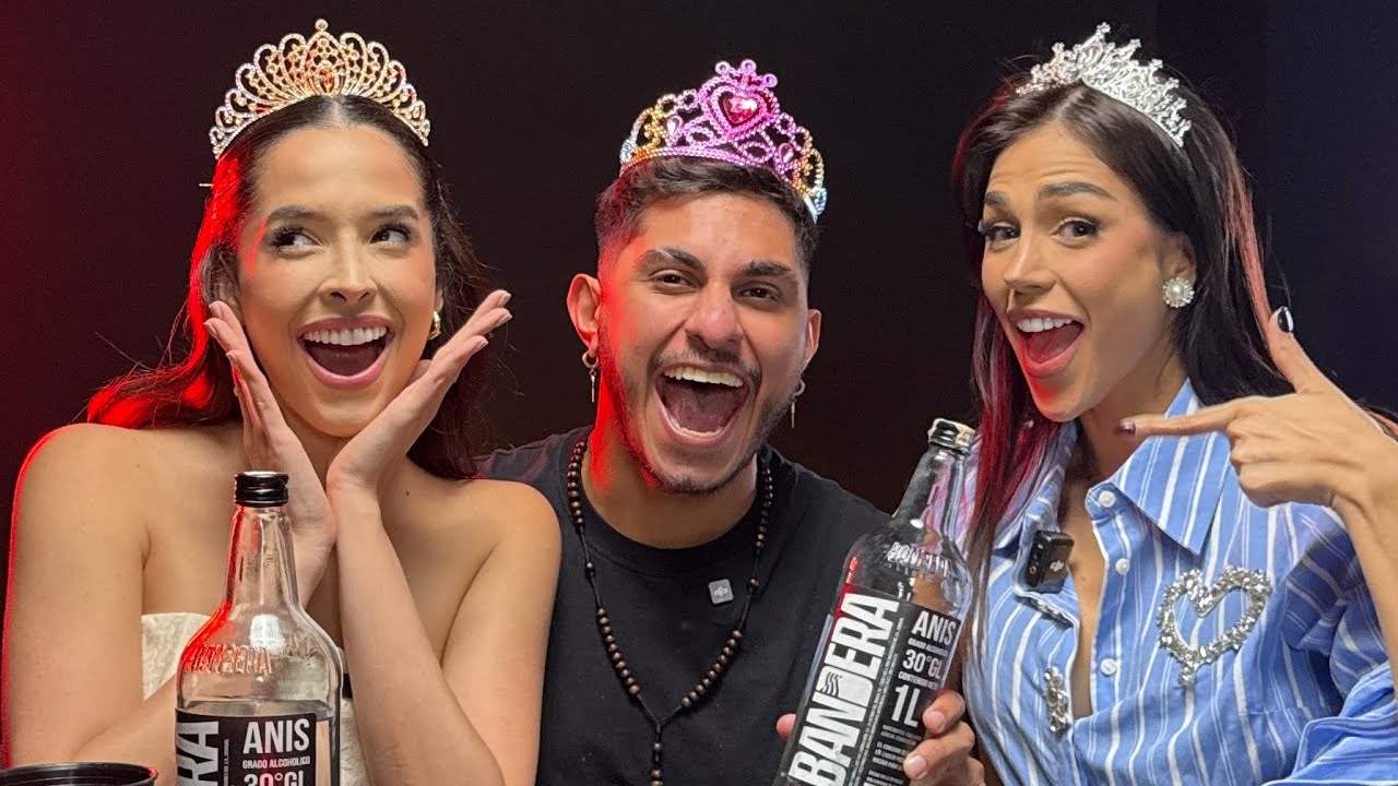 Misses Andrea Rubio y Diana Silva tomando anís por primera vez / qlqesteshot Ep. 2