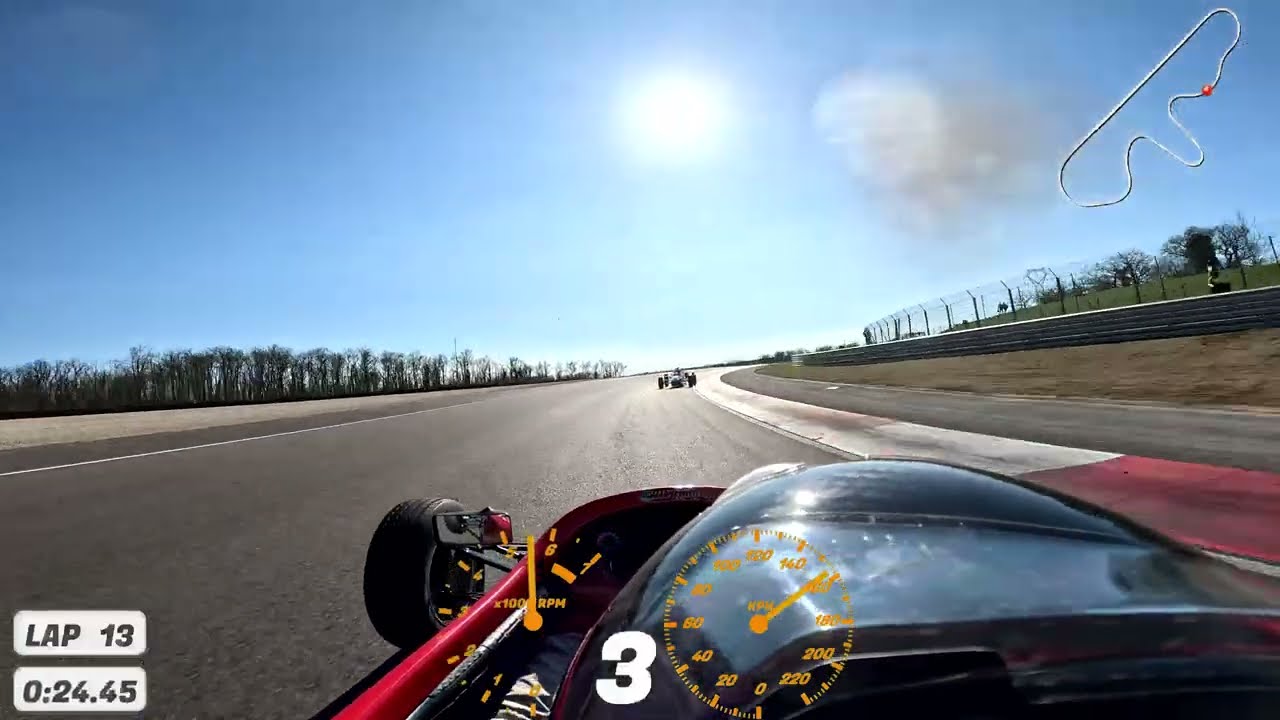 CCRacing, Axel, FF1600, Historic Tour Dijon 2025, Course 1, le 5 Avril VICTOIRE !!!