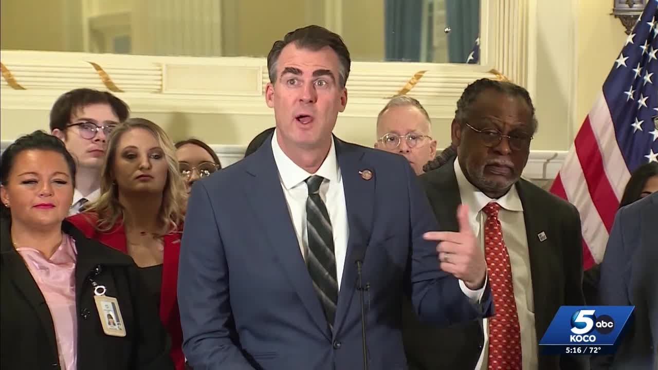 Trump calls Oklahoma Gov. Stitt a 