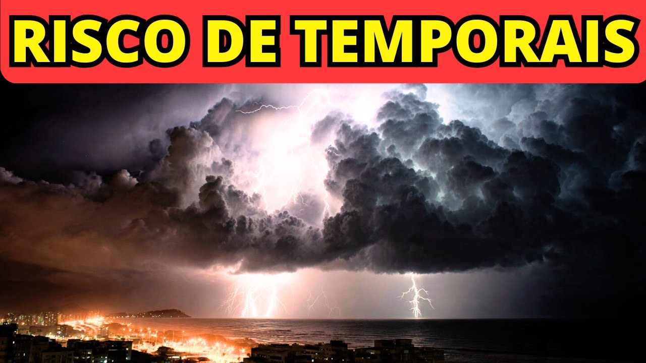 ALERTA DE TEMPESTADE: SUL PODE TER TEMPORAIS E CHUVA FORTE -SUDESTE TEMPORAIS ISOLADOS NESTA SEXTA