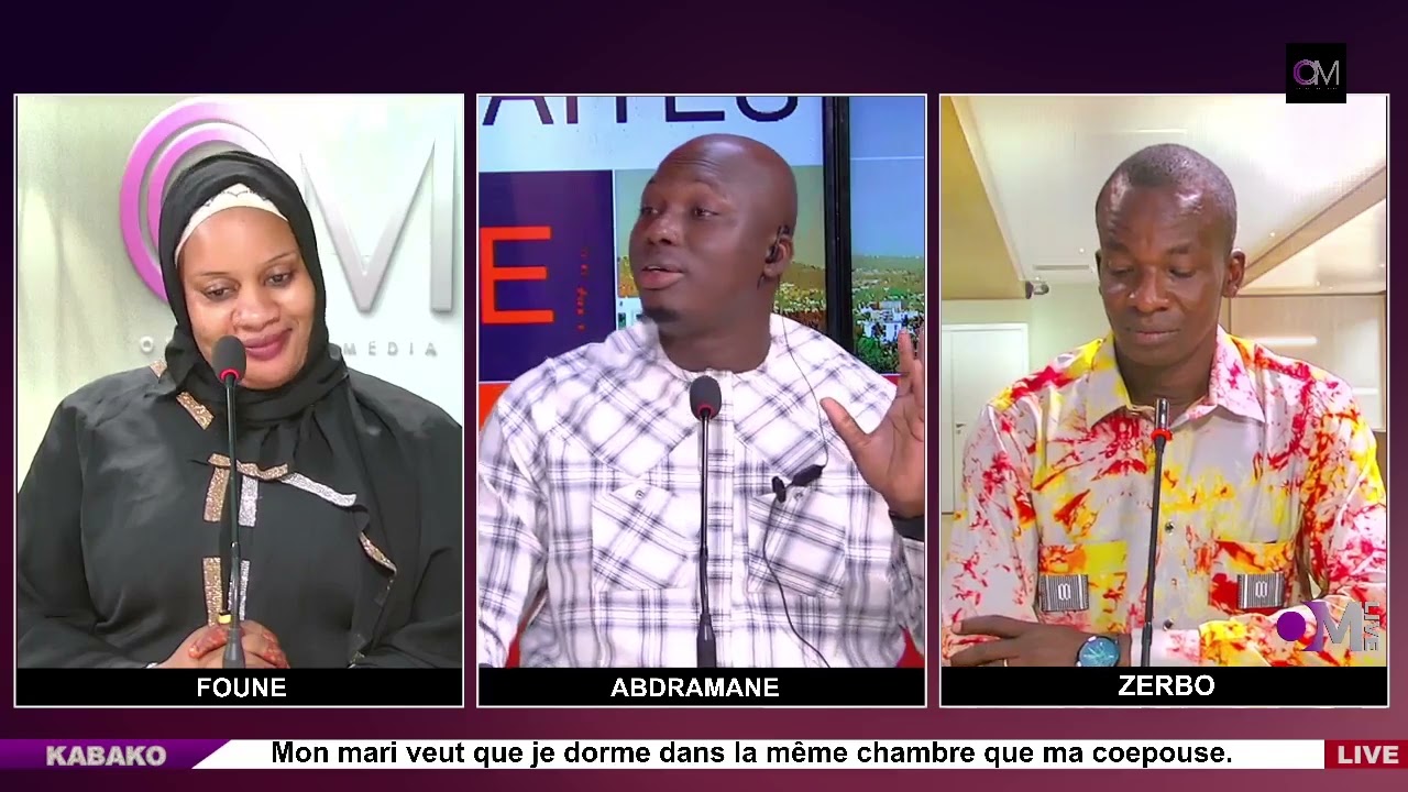 OM LIVE : #kabako / Mon mari veut que je do*rme dans la même chambre que ma coe*pouse.