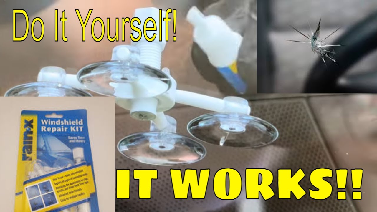 The Best Video On How To Fix Windshield Chips & Cracks With This Cheap Kit From RainX!