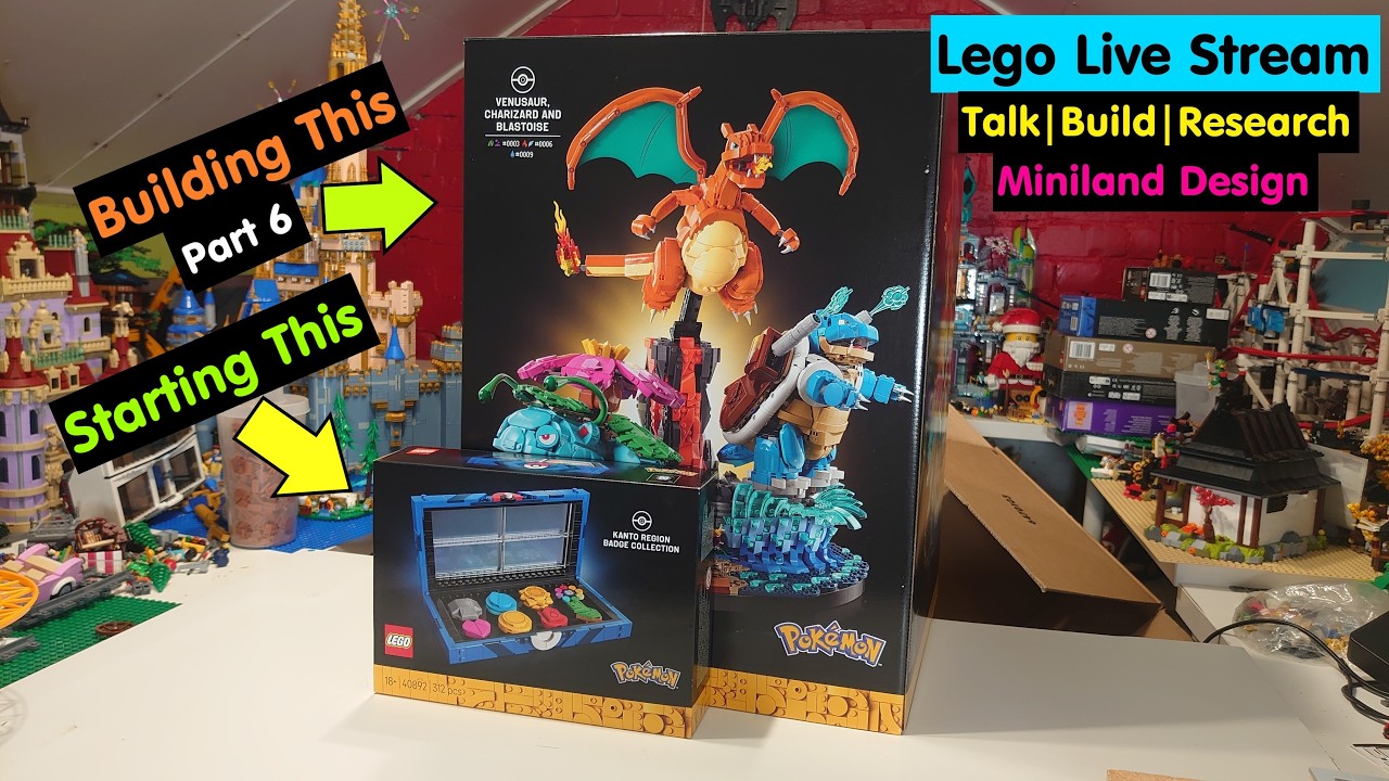 Building Lego Pokémon | Kanto Region Badge Collection | Lego Build Talk & Research | Blastoise