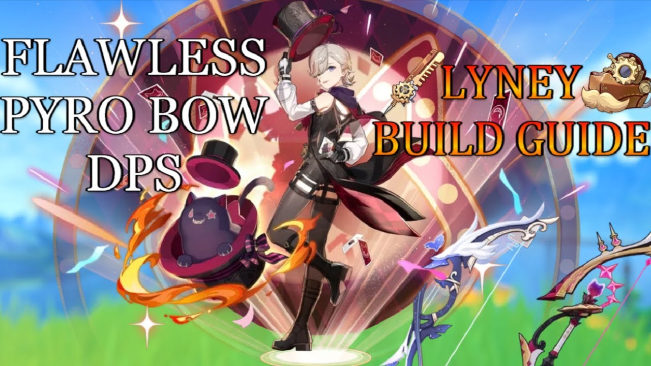 FLAWLESS PYRO DPS! Lyney Build Guide | Genshin Impact